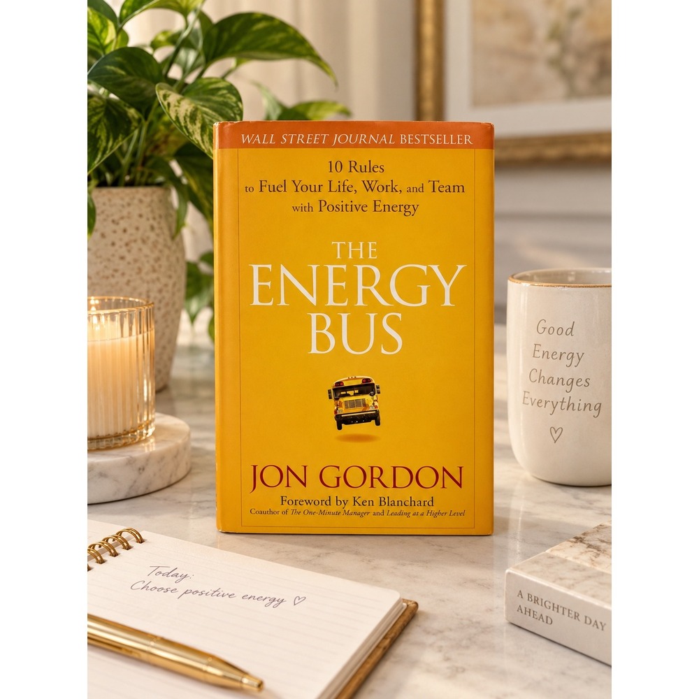 The Energy Bus Jon Gordon Hardcover Positive Energy Business Leadership Book